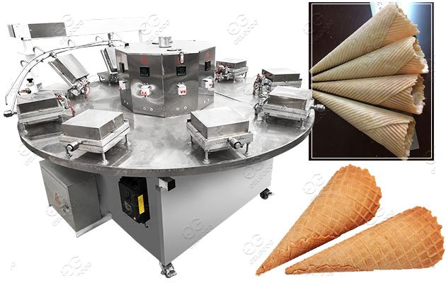 Sweet Waffle Ice Cream Cone Making Machine in Chile Sweet Waffle Ice Cream Cone Making Machine in Chile