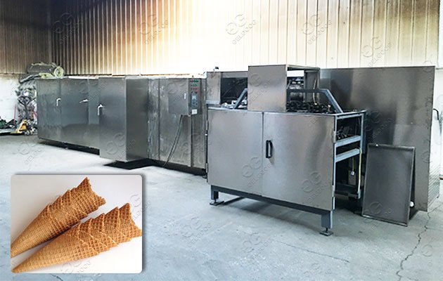 Automatic Waffle Cone Production Line in Mexico Automatic Waffle Cone Production Line in Mexico