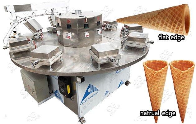 Flat Edge Crisp Ice Cream Cone Making Machine Flat Edge Crisp Ice Cream Cone Making Machine