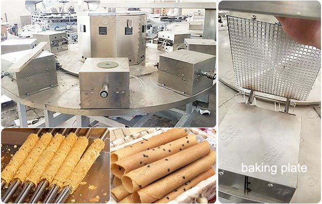 Automatic Egg Roll Biscuit Making Machine Automatic Egg Roll Biscuit Making Machine
