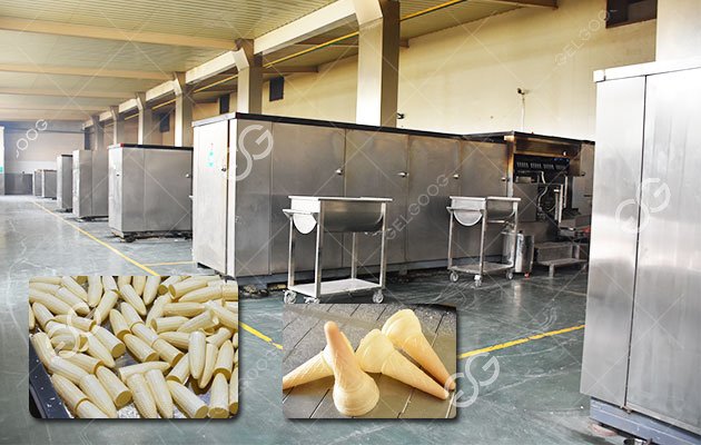 Ice Cream Wafer Cone Production Line Supplier