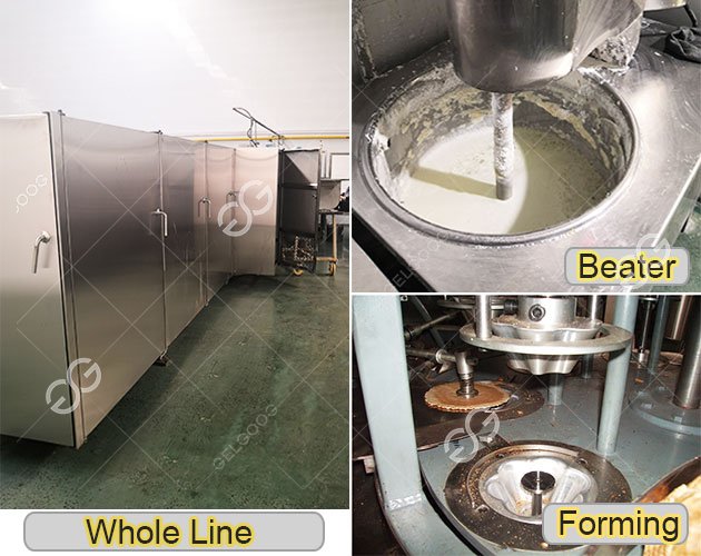 Automatic Waffle Bowl Maker Machine Automatic Waffle Bowl Maker Machine