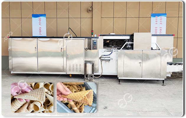 Ice Cream Waffle Cone Production Line