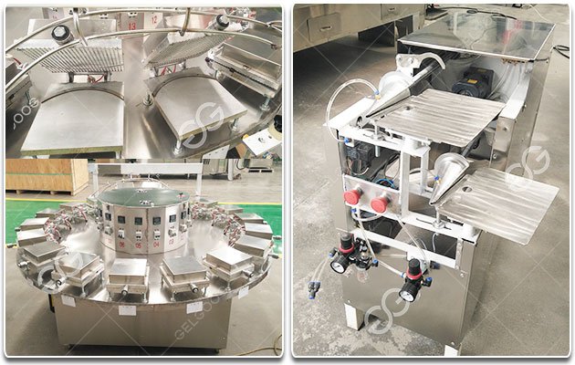 Ice Cream Biscuit Roll Making Machine