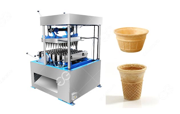 Semi Automatic Wafer Cup Maker Machine Diversified Molds