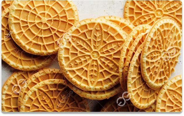 Pizzelle Cookies Production