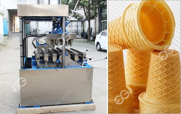 Semi Automatic Wafer Cup Maker Machine Diversified Molds