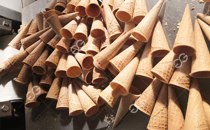 Machine for Rolled Ice Cream Cone Production Machine for Rolled Ice Cream Cone Production