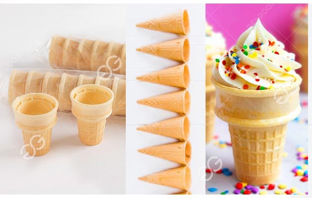 Machine for Ice Cream Cone Production